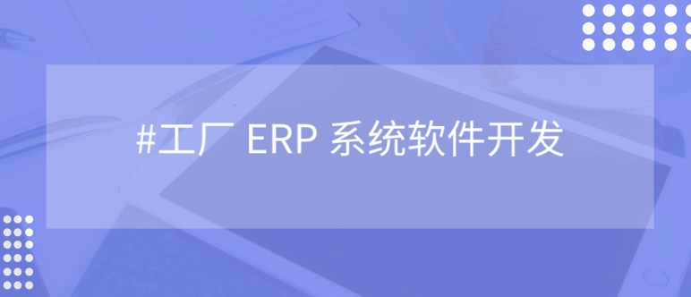 <b>工廠 ERP 管理系統(tǒng)開發(fā)：是什么？為什么？</b>
